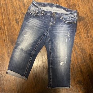 Vigoss Chelsea Denim Jean Capri